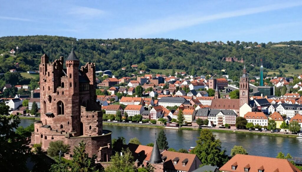 The Best Things to Do in Frankfurt 38 Heidelberg Castle ruins overlooking old town and Neckar River