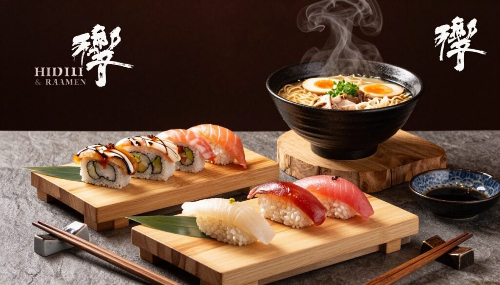 The Best Restaurants in Liverpool 6 Hibiki Sushi & Ramen restaurant in Liverpool showing authentic Japanese dishes among best restaurants in Liverpool