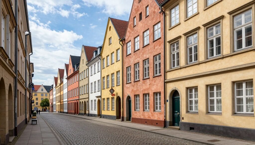 Historic Old Town Cologne street view