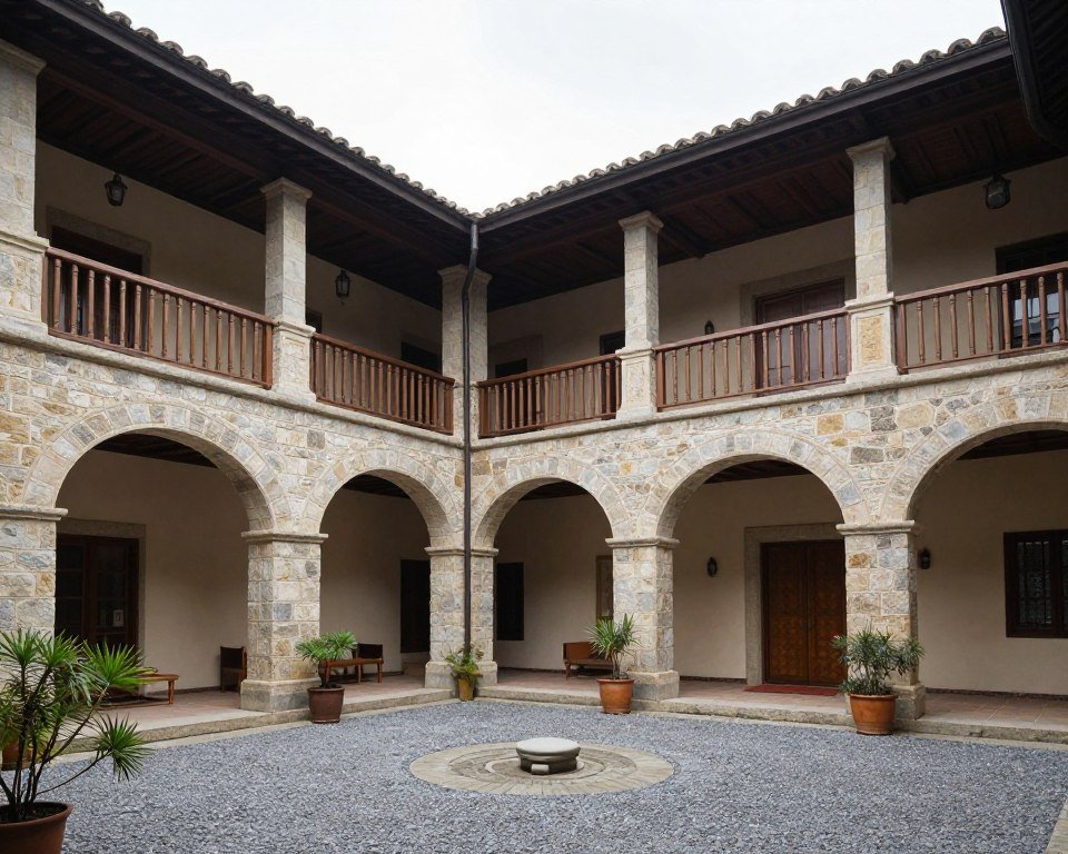 Historic monastery hotel conversion