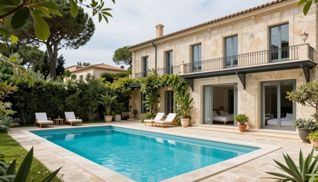 The Best Hotels in Marseille 10 Hotel 96 in Marseille showing the secluded 19th century house with garden and swimming pool