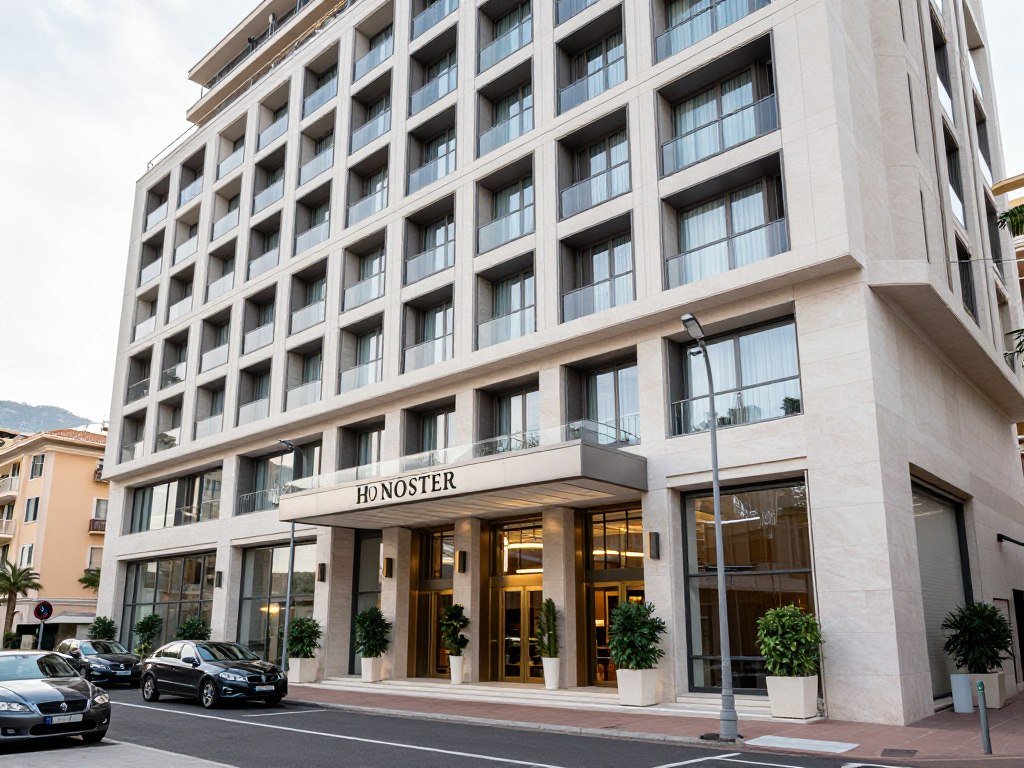 Hotel Ambassador Monaco modern boutique exterior