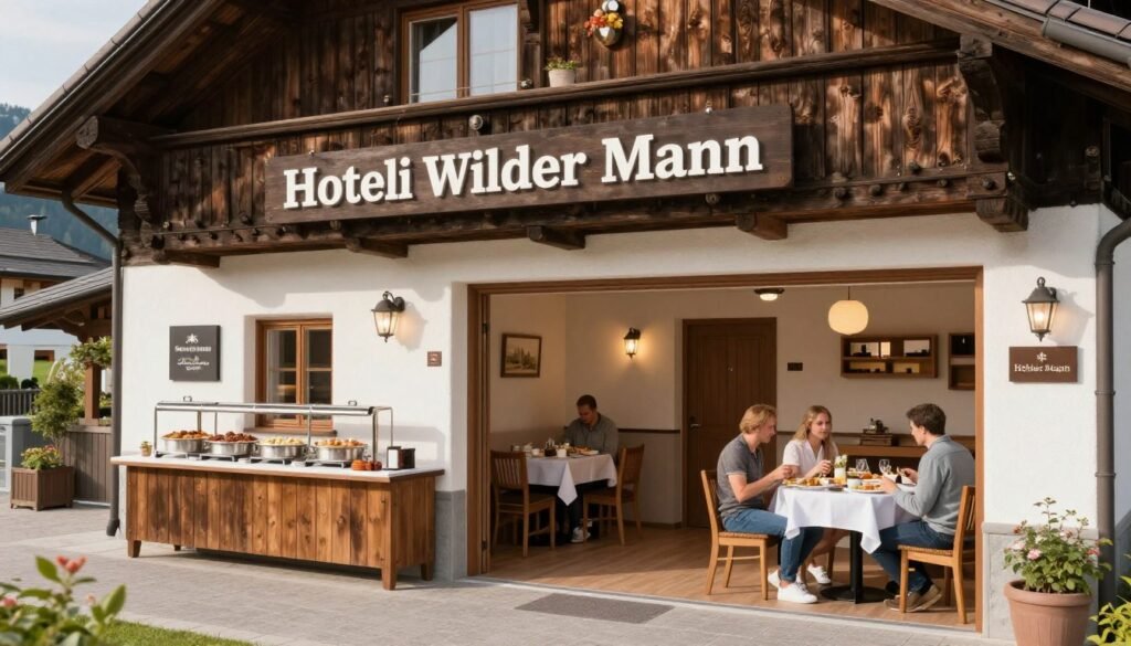 The Best Hotels in Linz Austrria 7 Hotel Garni Wilder Mann exterior and breakfast area