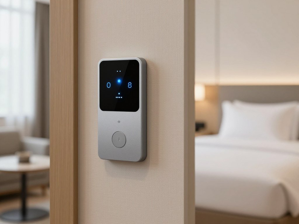 Hotel room with assistive technology