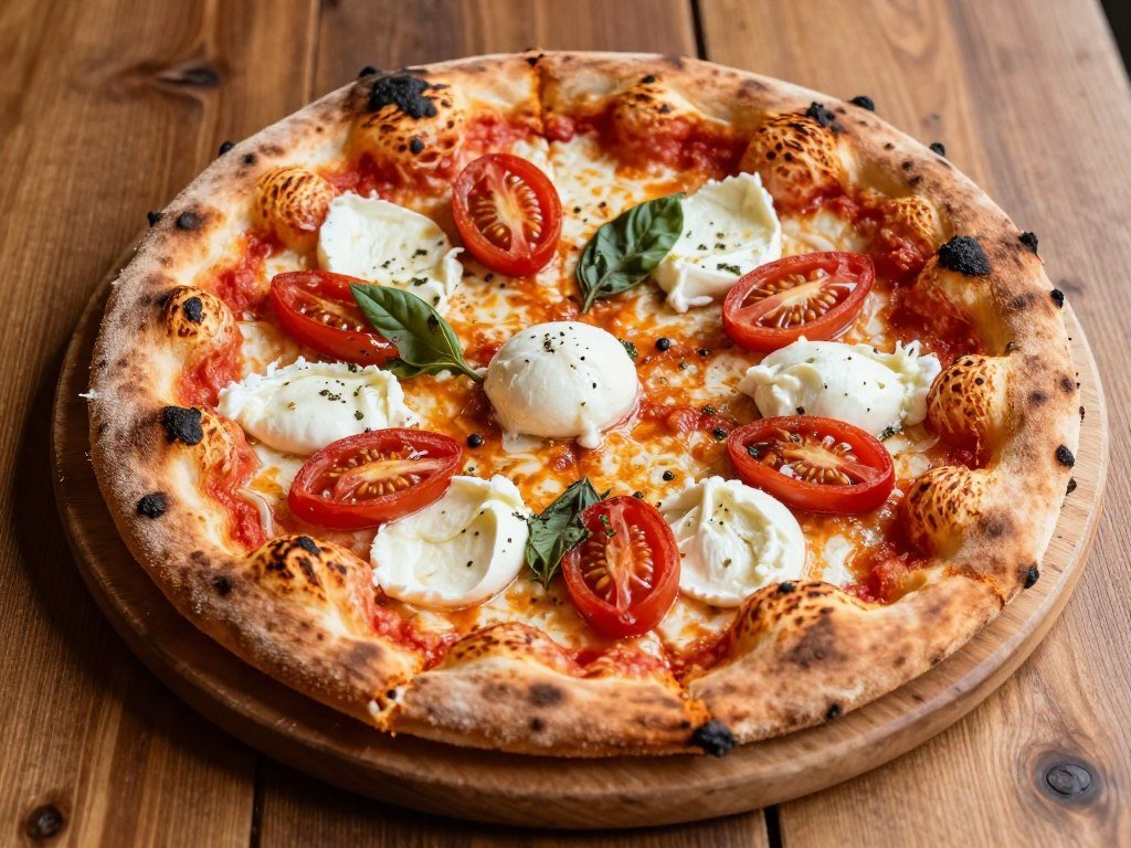 Il Tocco Ristorante Neapolitan pizza with fresh mozzarella