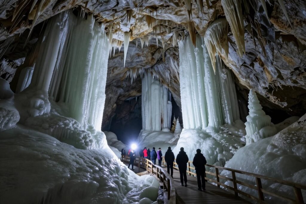 The Best Things to Do in Salzburg 9 Impressive ice formations inside the Eisriesenwelt Ice Caves