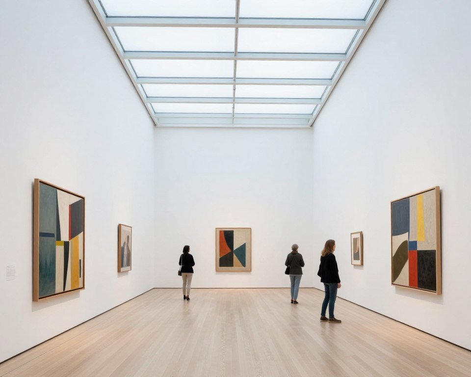 Inside MUDAM museum gallery space