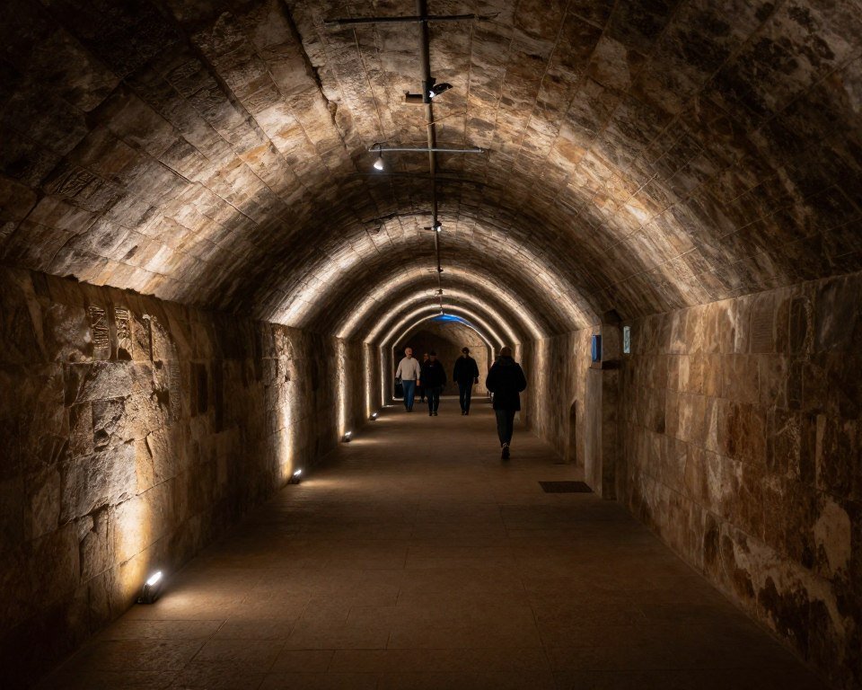 Inside the Bock Casemates tunnels in Luxembourg