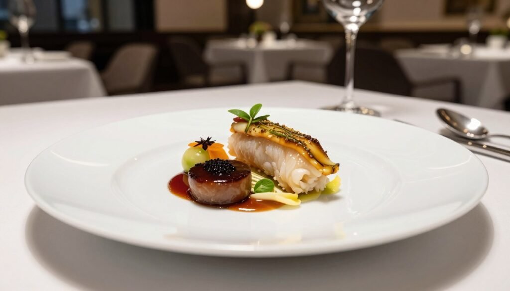 International cuisine platter in Balzers restaurant