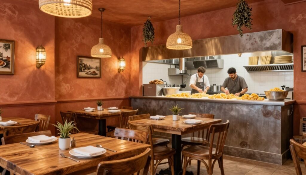 Italian restaurant in Luxembourg with fresh pasta making station