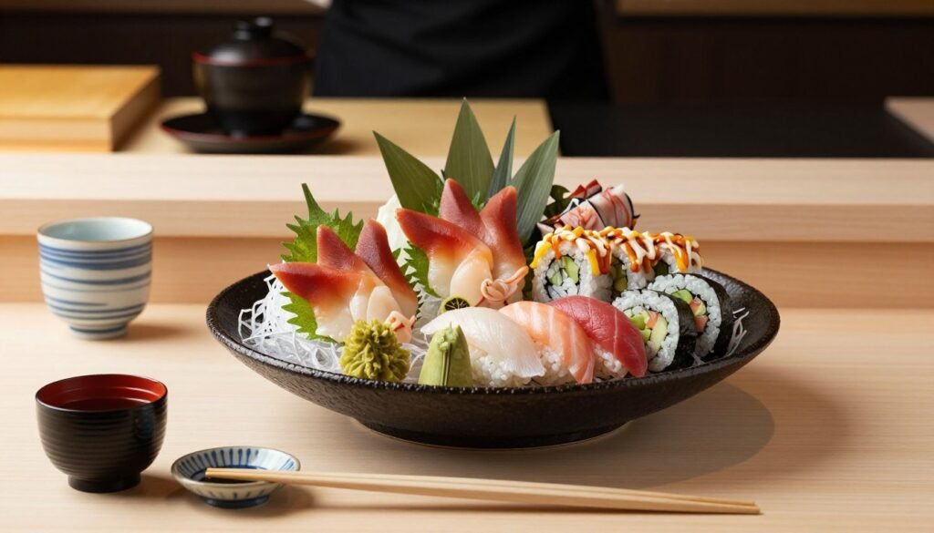 The Best Restaurants in Monaco 10 Japanese sushi Monaco restaurant presentation