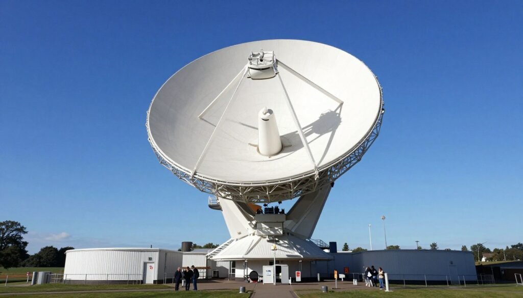 Jodrell Bank Observatory's massive Lovell Telescope