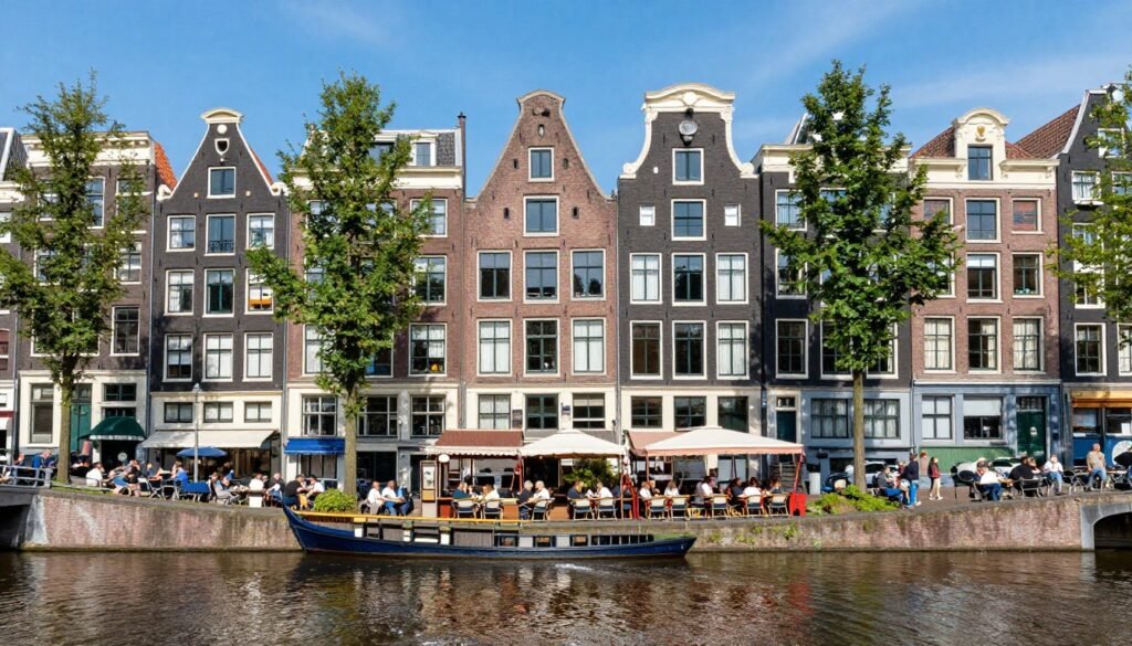Popular Restaurants in Amsterdam 3 Jordaan neighborhood in Amsterdam with canal-side restaurants
