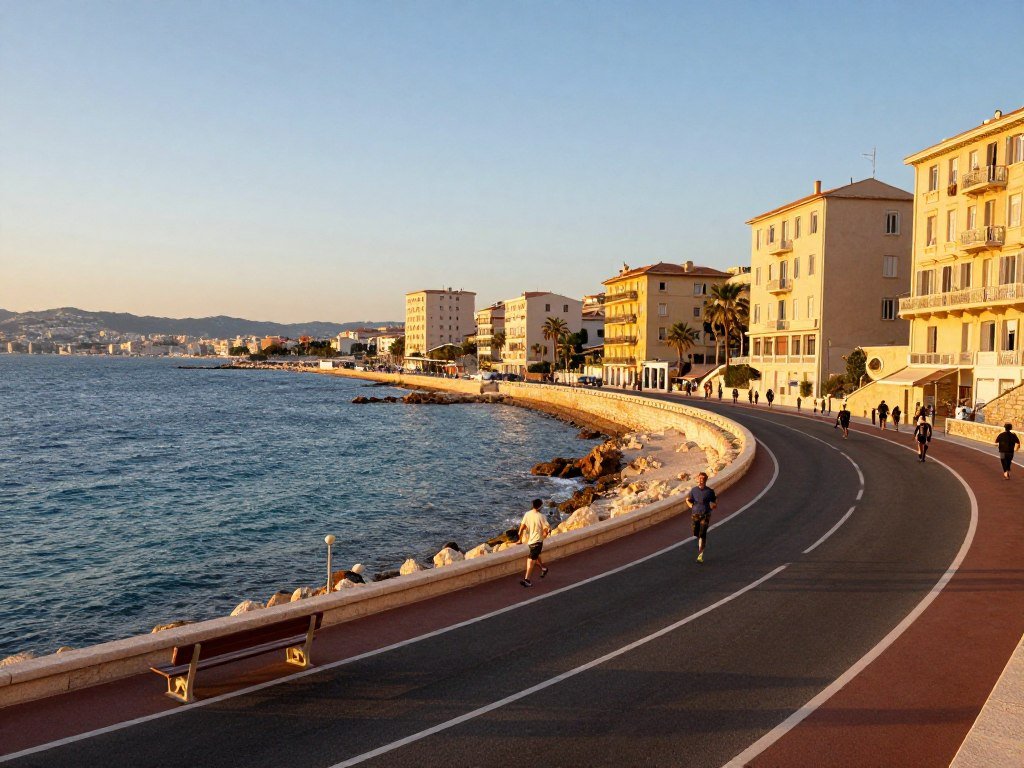 The Best Things to Do in Marseille 3 La Corniche coastal road in Marseille with Mediterranean Sea views