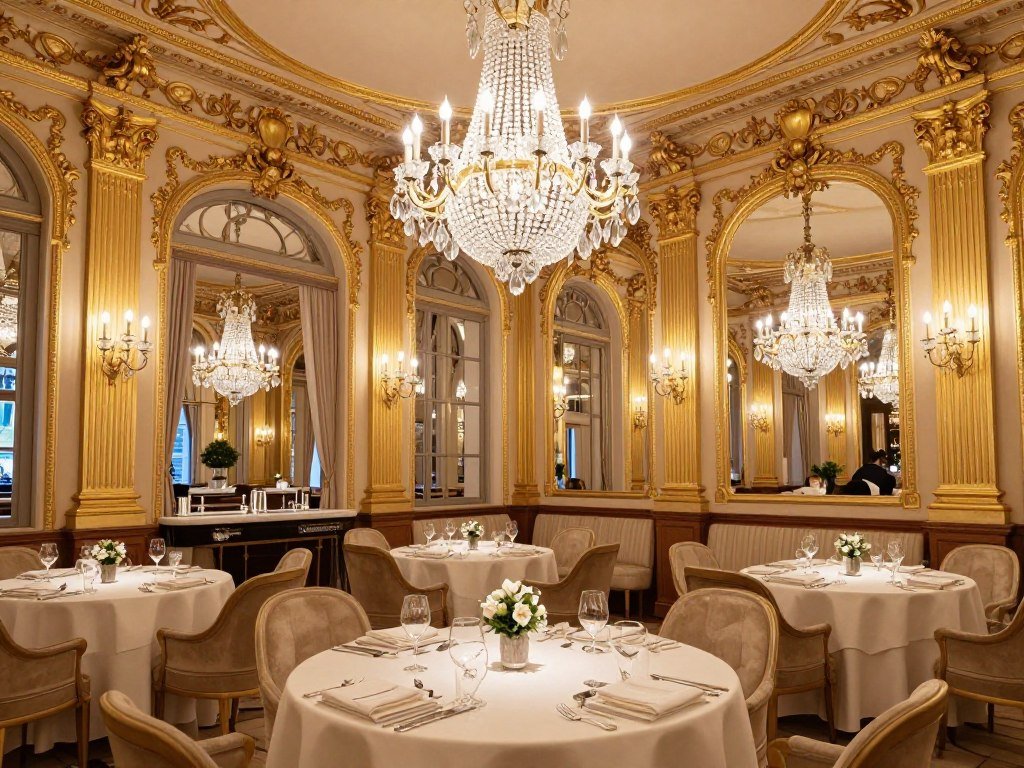 The Best Restaurants in Monaco 3 Le Louis XV Alain Ducasse restaurant interior Monaco