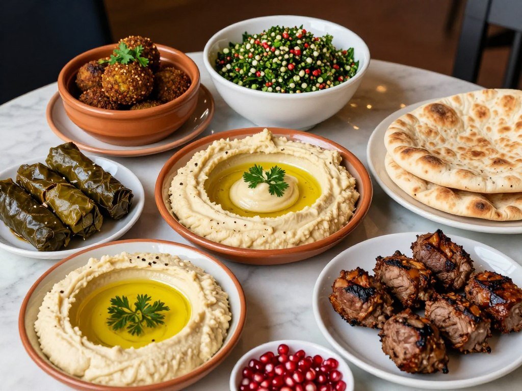 Best Restaurants in Utrecht Netherlands 10 Lebanese dishes at Comptoir Lebanais restaurant in Utrecht Netherlands