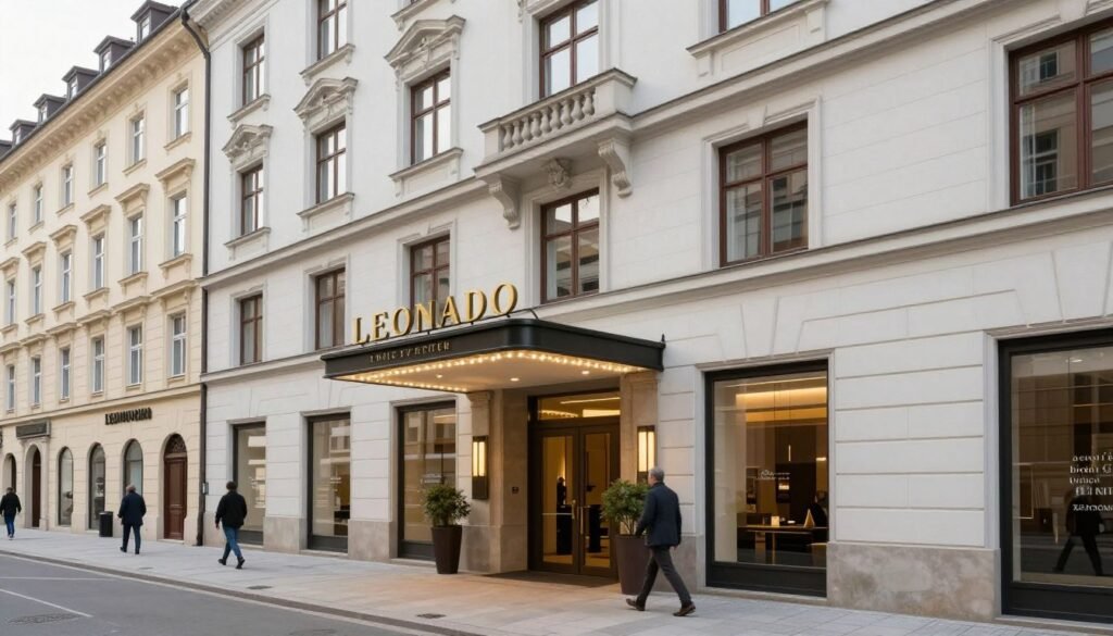 The Best Hotels in Linz Austrria 2 Leonardo Boutique Hotel Linz City Center exterior and entrance