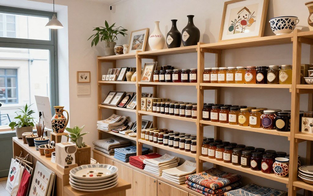 The Best Things to Do in Differdange 27 Local artisan shop in Differdange displaying handmade products