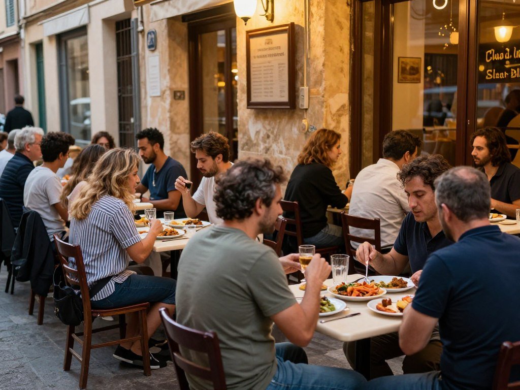 The Best Restaurants in Marseille 4 Locals dining at a neighborhood restaurant in Marseille