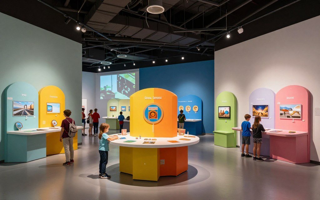 Luxembourg Science Center interactive exhibits