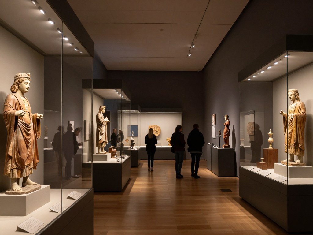 MNHA museum exhibition room Luxembourg