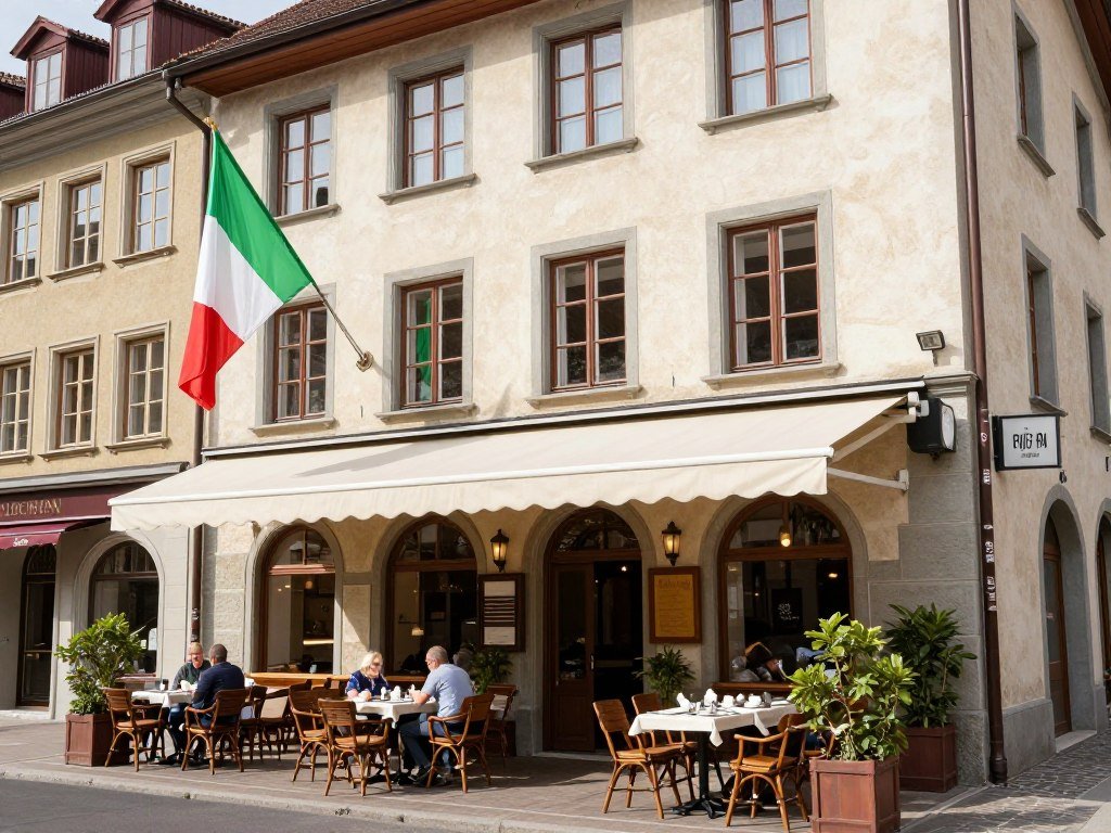 Made in Italy restaurant facade