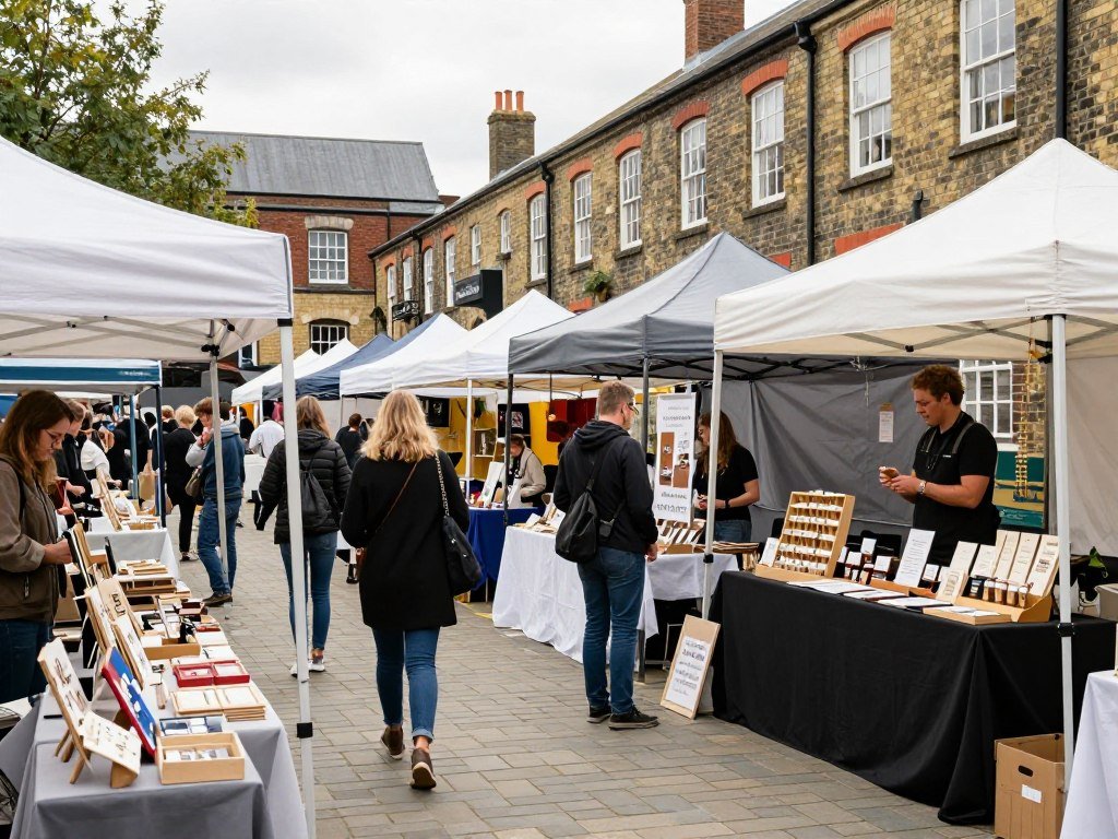 Makers Market in Northern Quarter with artisan products