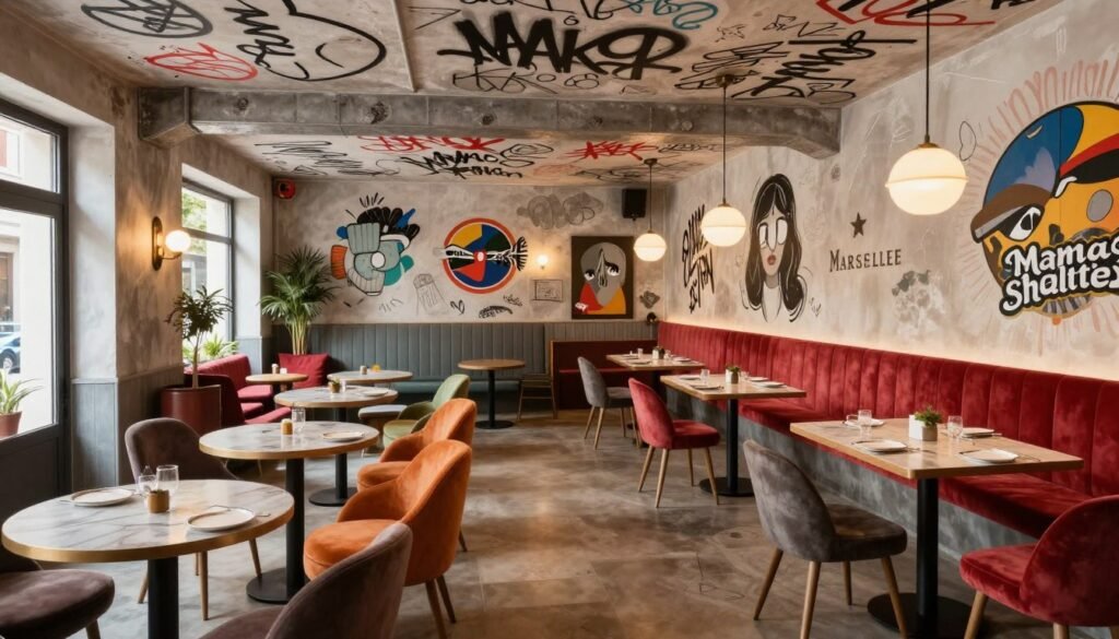 The Best Hotels in Marseille 7 Mama Shelter Marseille showing Philippe Starck's distinctive design with industrial-meets-kitsch style