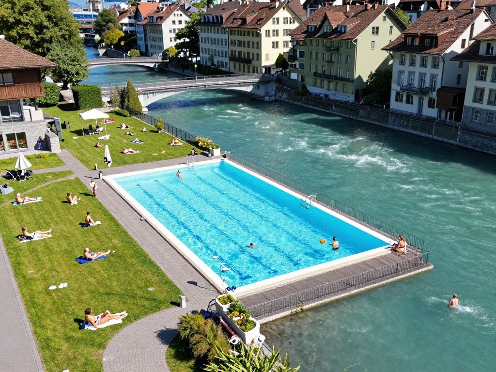 The Best Things to Do in Bern 12 Marzili outdoor swimming pools on the Aare River in Bern