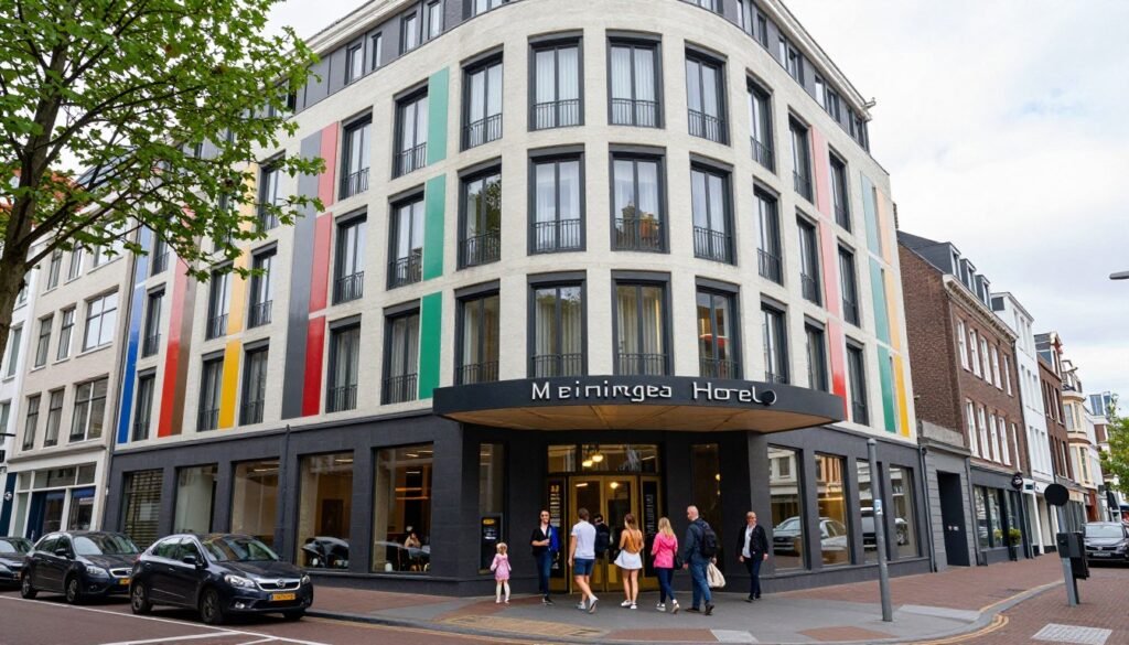 The Best Hotels in Amsterdam 11 Meininger Hotel Amsterdam City West exterior and entrance
