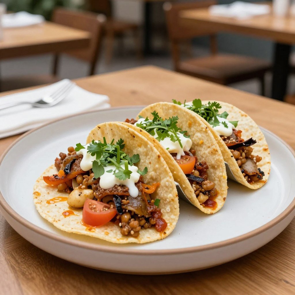 Mexican-German fusion cuisine dish