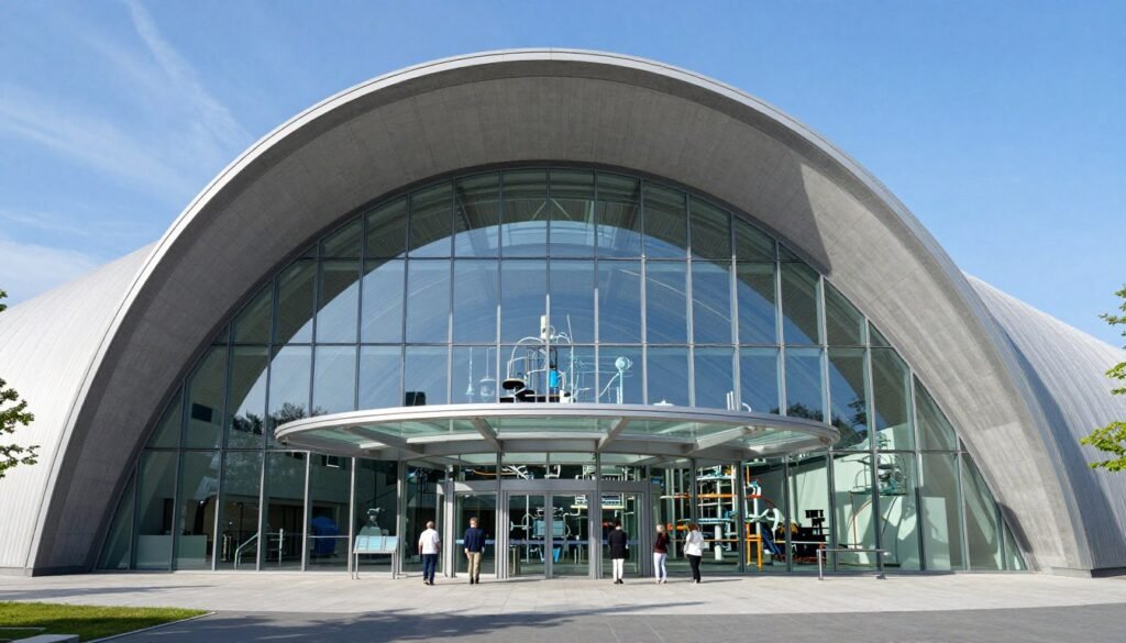 The Best Things to Do in Geneva 18 Modern CERN Science Gateway building exterior