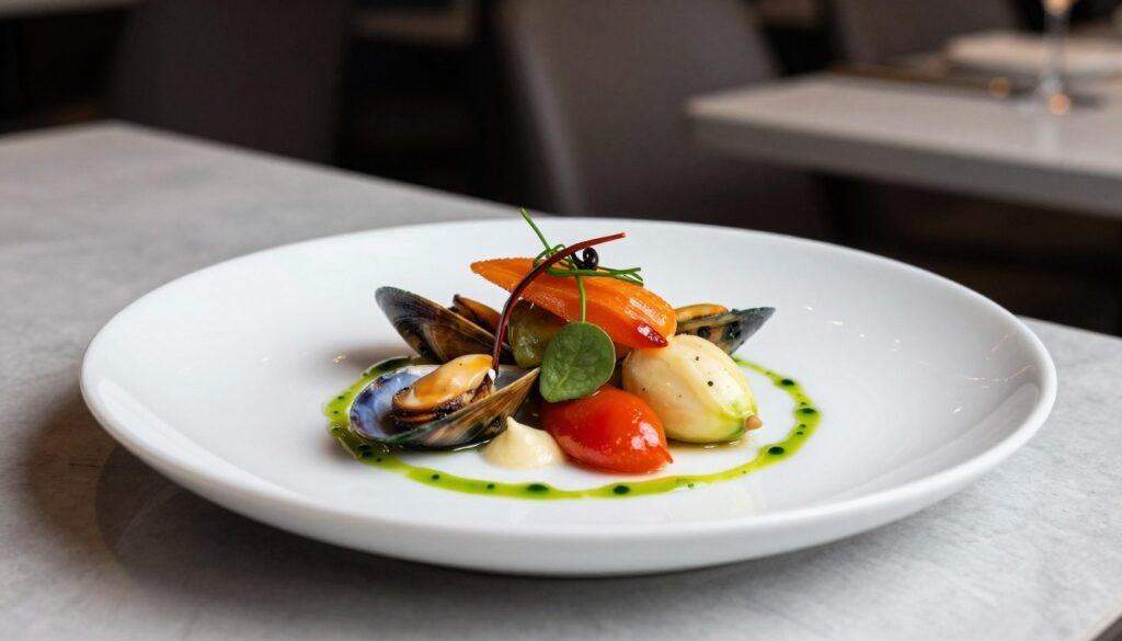 The Best Restaurants in Marseille 3 Modern Mediterranean dish at a trendy Marseille bistro