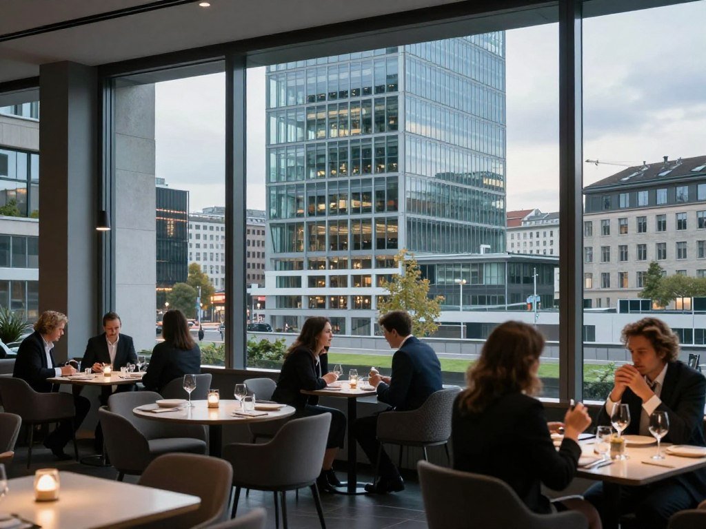 Modern restaurant near international organizations in Geneva