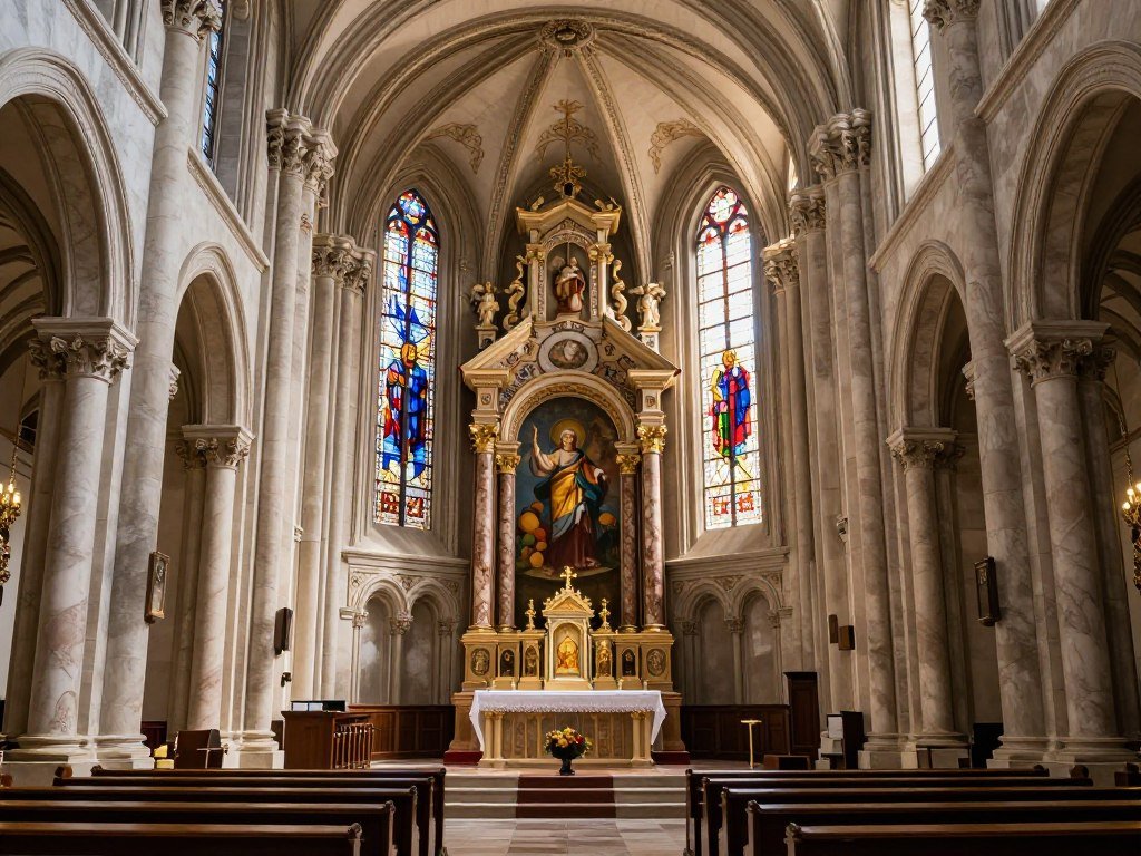 The Best Things to Do in Monaco 41 Monaco Cathedral interior with altar