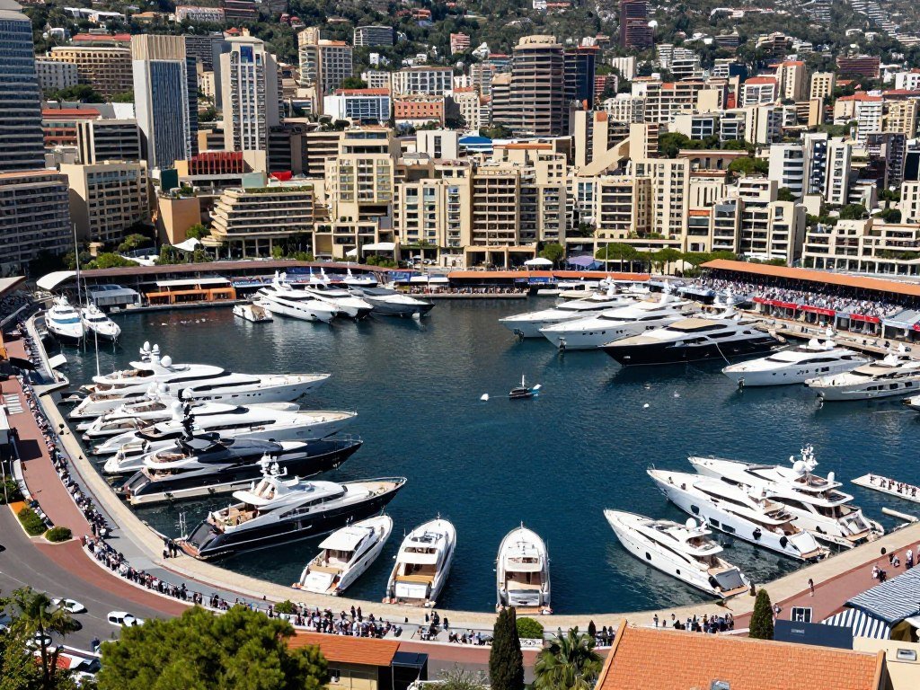 The Best Things to Do in Monaco 12 Monaco harbor with yachts during Grand Prix weekend