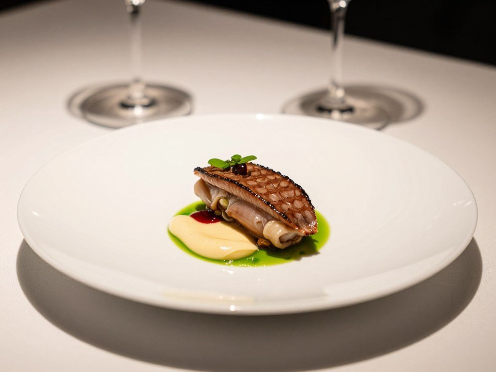 Mosconi elegant Italian fine dining presentation