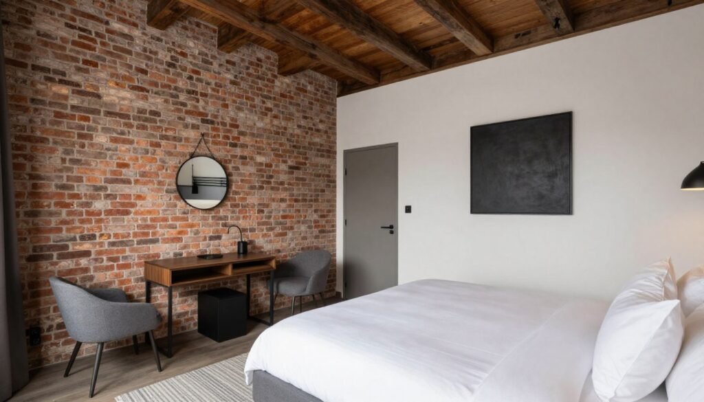 Mother Goose Hotel room interior in Utrecht, Netherlands