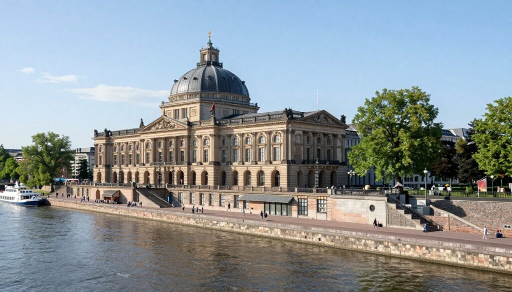 The Best Things to Do in Frankfurt 6 Museum Embankment buildings along Main River waterfront in Frankfurt