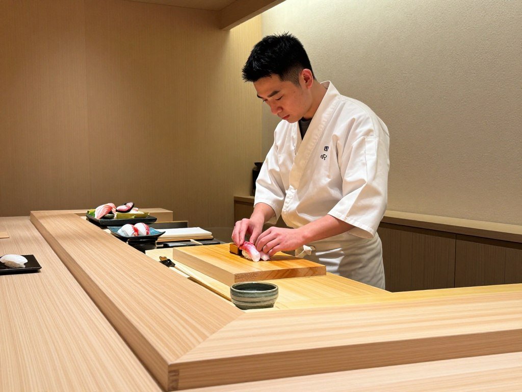 Nichi Getsu Edomae sushi counter