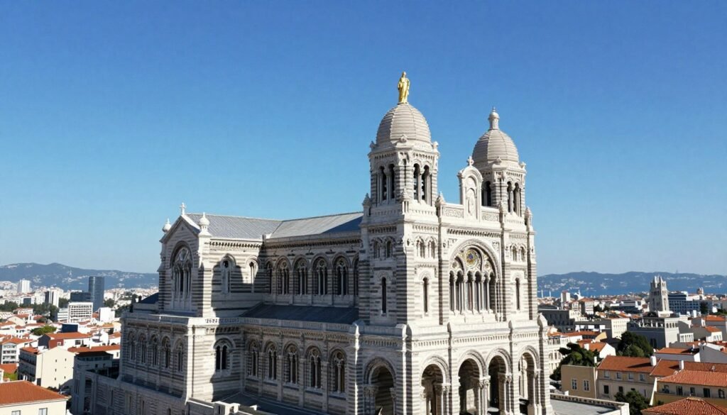 The Best Things to Do in Marseille 4 Notre-Dame de la Garde basilica overlooking the city of Marseille