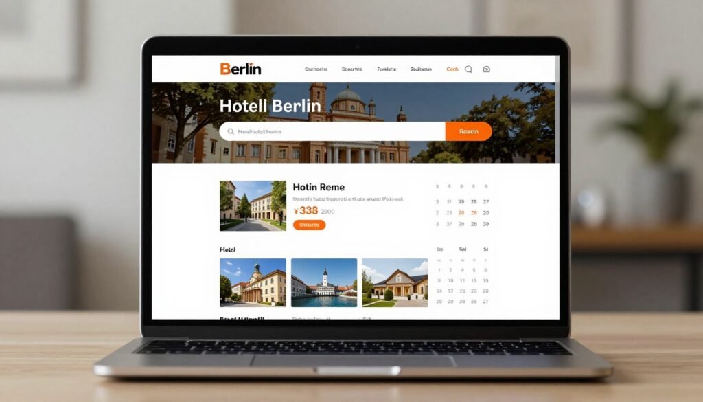 The Best Hotels in Berlin 41 Online hotel booking interface Berlin reservations planning
