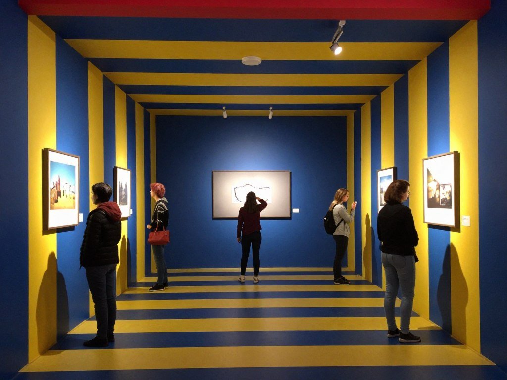 Optical illusion room at Liverpool's Quirky Quarter