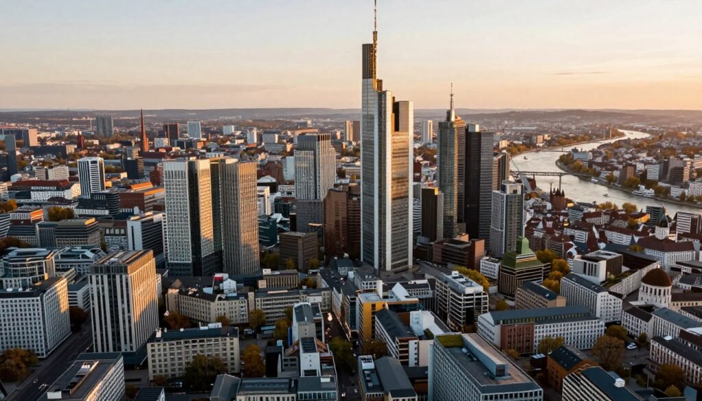 The Best Things to Do in Frankfurt 11 Panoramic view from Main Tower observation deck over Frankfurt city and skyline