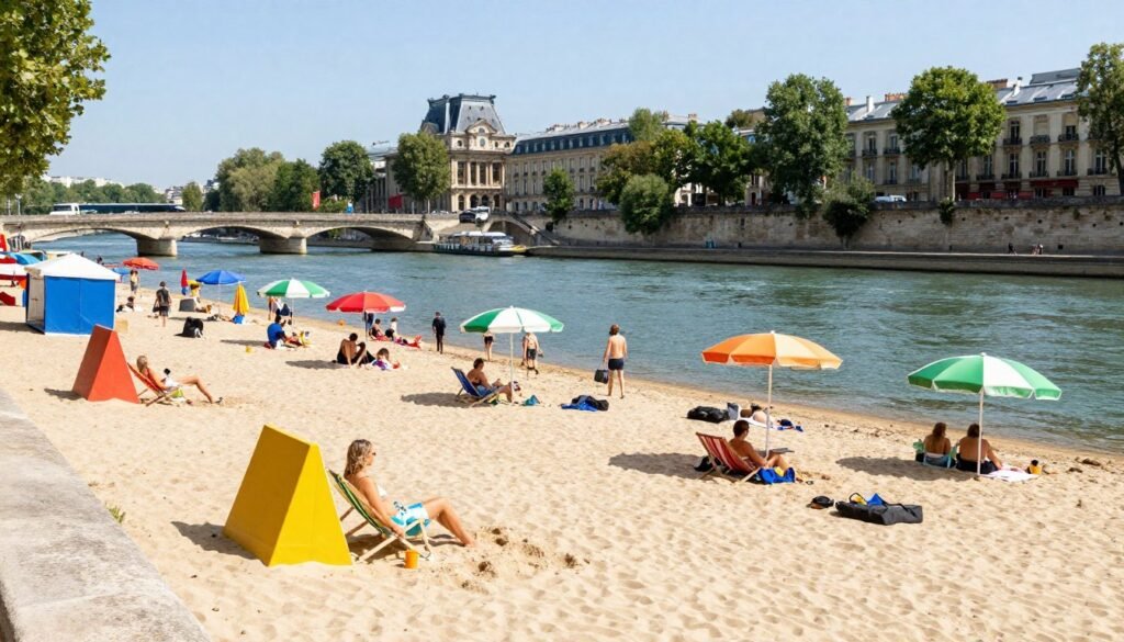 The Best Things to Do in Paris 11 Paris Plages summer beach along the Seine River - seasonal things to do in Paris