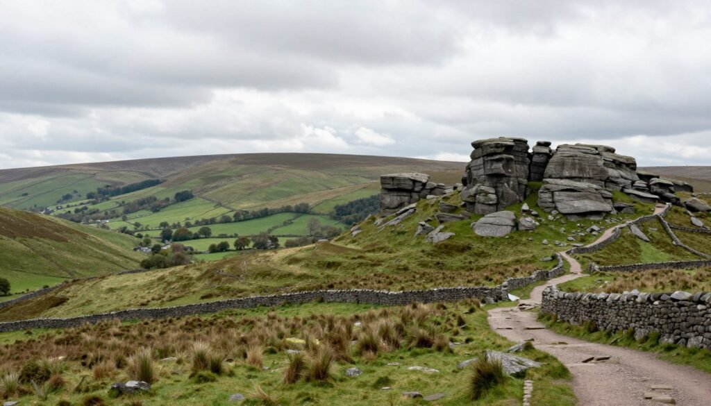 Peak District National Park's stunning landscapes