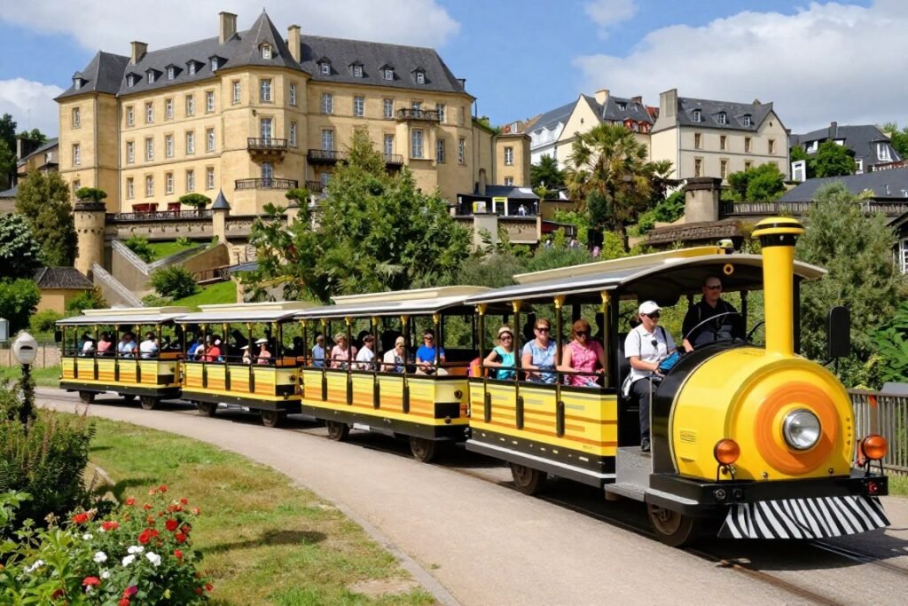 Petrusse Express tourist train Luxembourg