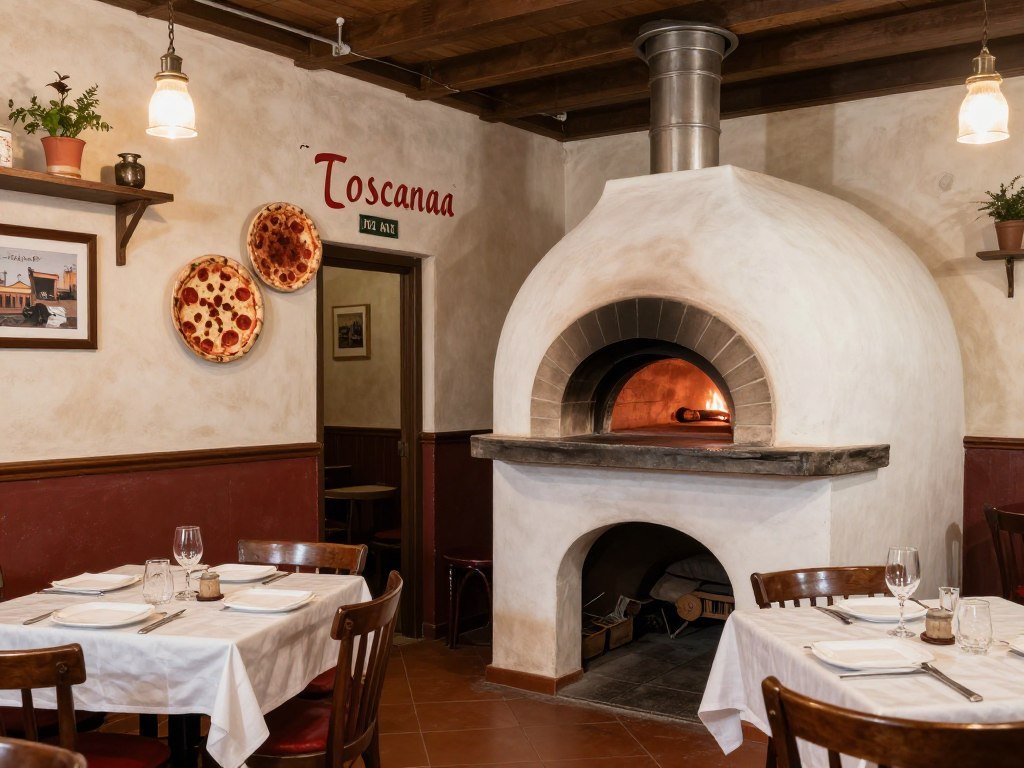 Pizzeria Toscana Italian restaurant in Schaan with wood-fired oven