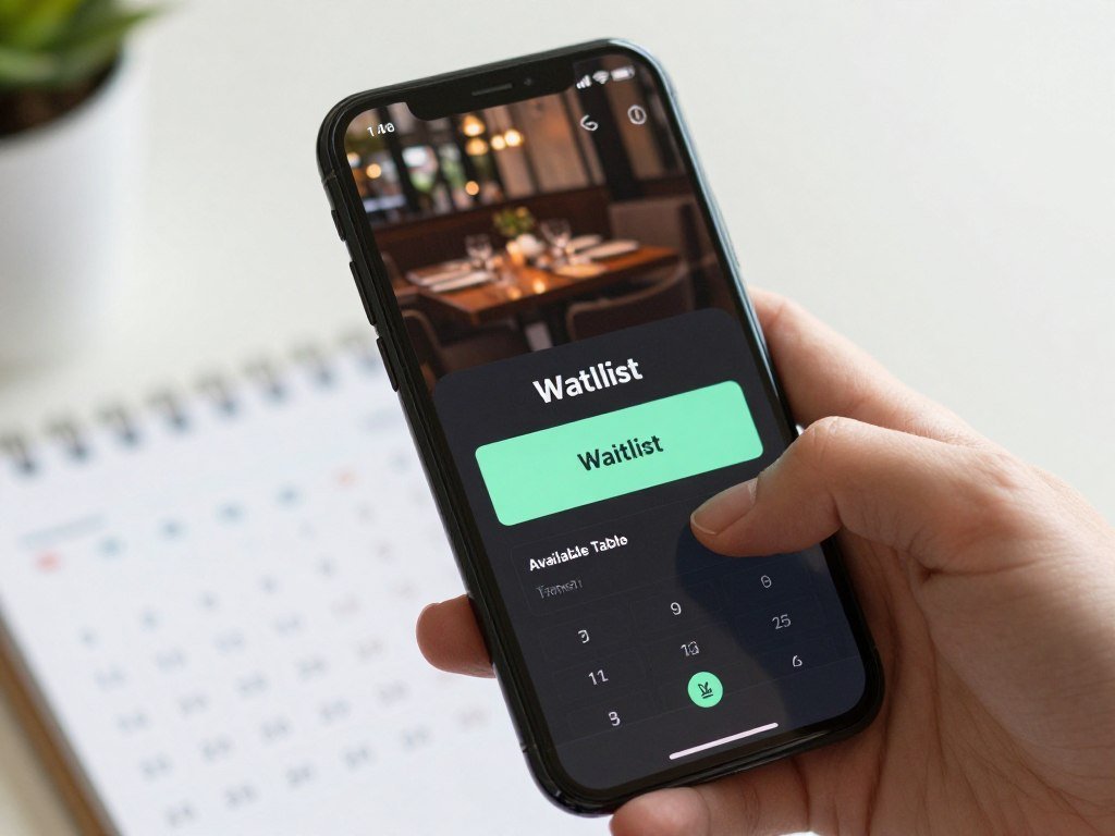 Restaurant cancellation waitlist notification