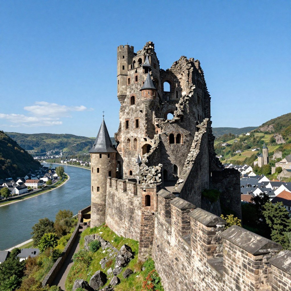 The Best Things to Do in Cologne 44 Rheinfels Castle ruins overlooking Rhine River and St. Goar town